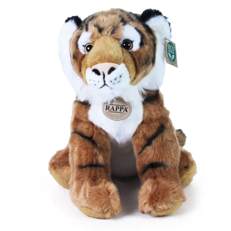 Rappa Λούτρινο Τιγράκι Καθιστό 30 εκ. Eco-Friendly (211698)