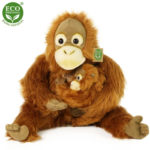 Rappa Λούτρινο Οραγγουτάγγος Με Μωρό 28 εκ. Eco-Friendly (211780)