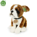 Rappa Λούτρινος Σκύλος Boxer Καθιστός 27 εκ. Eco-Friendly (211902)