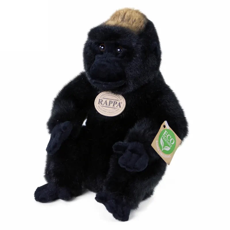 Rappa Λούτρινο Γορίλας Καθιστός 23 εκ. Eco-Friendly (217355)