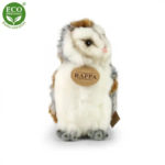 Rappa Λούτρινη Γκρί-Καφέ Κουκουβάγια 17 εκ. Eco-Friendly (220829)
