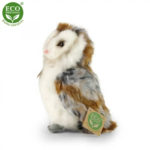 Rappa Λούτρινη Γκρί-Καφέ Κουκουβάγια 17 εκ. Eco-Friendly (220829)