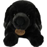 Rappa Λούτρινος Σκύλος Μαύρο Λαμπραντόρ 40 εκ. Eco-Friendly (221130)