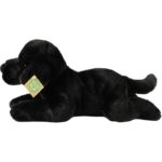 Rappa Λούτρινος Σκύλος Μαύρο Λαμπραντόρ 40 εκ. Eco-Friendly (221130)