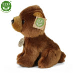 Rappa Λούτρινη Καφέ Καθιστή Αρκούδα 18 εκ. Eco-Friendly (221598)