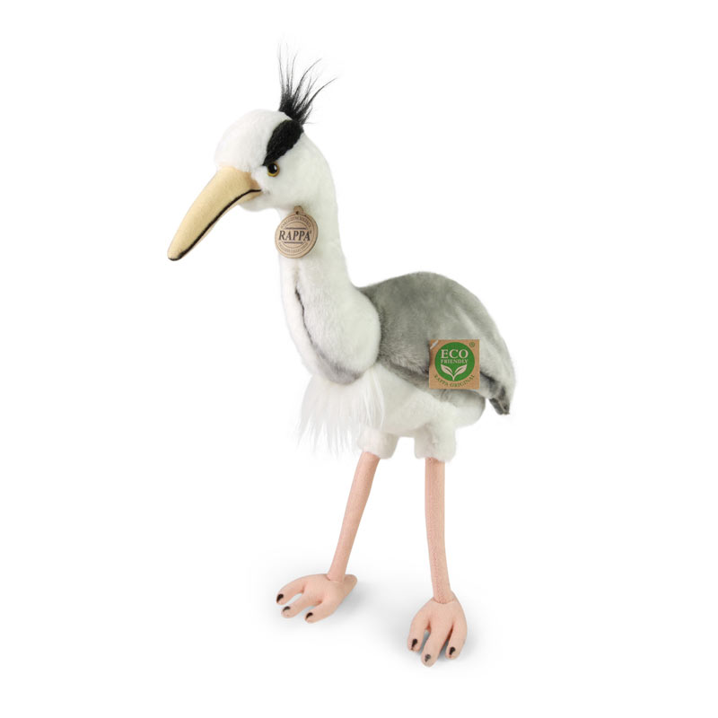 Rappa Λούτρινο Πουλί Ερωδιός 35 εκ. Eco-Friendly (221895)