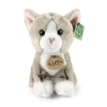 Rappa Λούτρινο Γατάκι Γκρί 18 εκ. Eco-Friendly (222595)