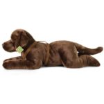 Rappa Λούτρινος Σκύλος Labrador Retriever Καφέ Ξαπλωτός 61 εκ. Eco-Friendly (211377)