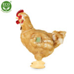 Rappa Λούτρινη Κότα 33 εκ. Με Αυγό Eco-Friendly (230569)