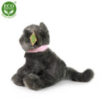 Rappa Λούτρινη Γάτα Γκρί Καθιστή 30 εκ. Eco-Friendly (230767)