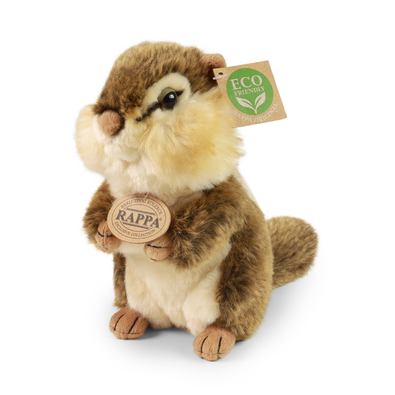 Rappa Λούτρινο Σκιουράκι Chipmunk 20 εκ. Eco-Friendly (231429)