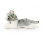 Rappa Λούτρινη Γάτα Γκρί 20 εκ. Eco-Friendly (240377)