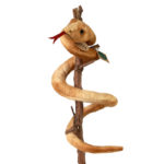 Rappa Λούτρινο Φίδι Καφέ 90 εκ. Eco-Friendly (241657)