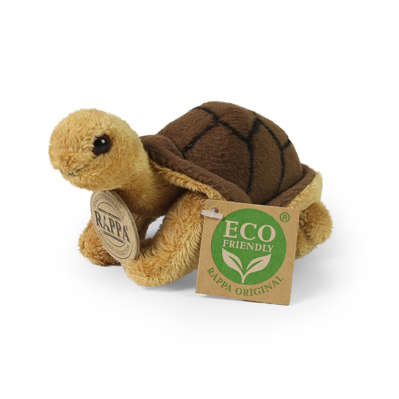 Rappa Λούτρινη Χελώνα Καφέ 13 εκ. Eco-Friendly (241886)