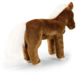 Rappa Λούτρινο Αλογο Καφέ Με Χαίτη 23 εκ. Eco-Friendly (242906)