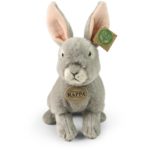 Rappa Λούτρινο Κουνέλι Γκρί 23 εκ. Eco-Friendly Soft (250826)