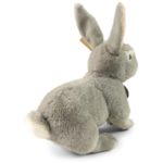 Rappa Λούτρινο Κουνέλι Γκρί 23 εκ. Eco-Friendly Soft (250826)