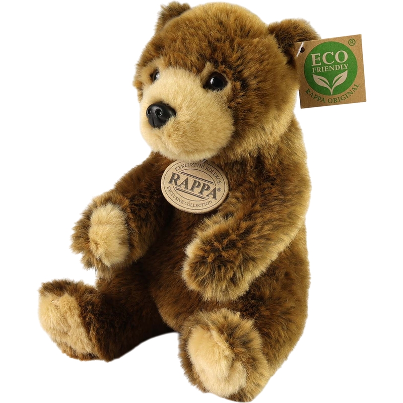 Rappa Λούτρινη Καφέ Αρκούδα 19 εκ. Eco-Friendly (251007)