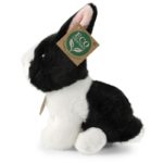 Rappa Λούτρινο Κουνέλι Ασπρο-Μαυρο 16 εκ. Eco-Friendly (252103)