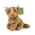 Rappa Λούτρινη Γάτα Καθιστή 11 εκ. Eco-Friendly (450219)