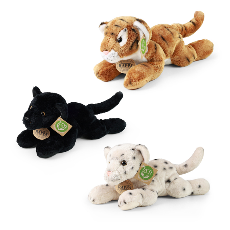 Rappa Λούτρινο Αγριο Αιλουροειδές 20 εκ. 3 Σχέδια Eco-Friendly (450493)