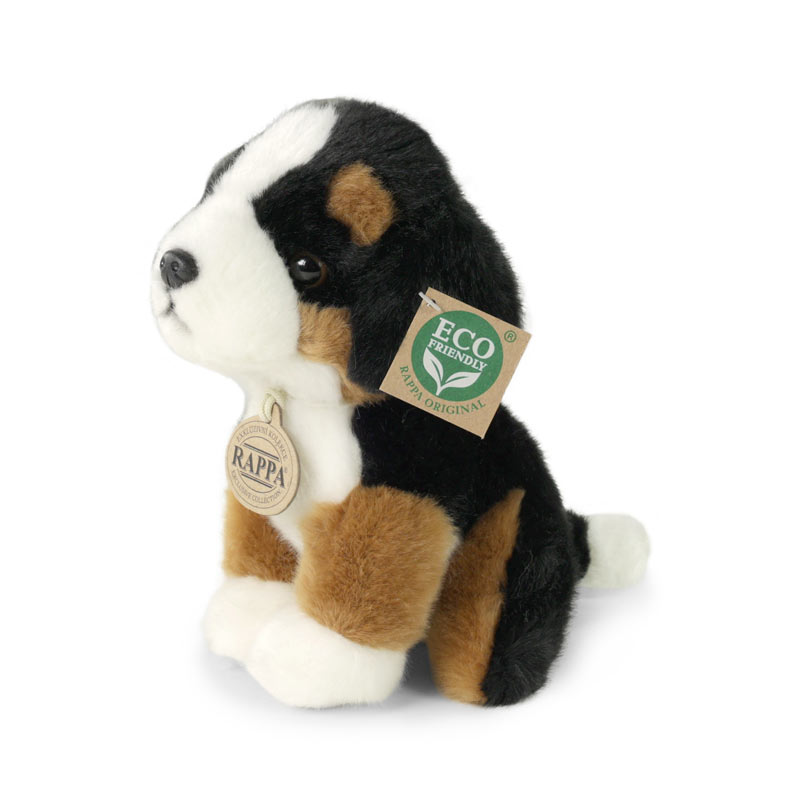 Rappa Λούτρινος Σκύλος Μπερνίζ 18 εκ. Καθιστός Eco-Friendly (759930)
