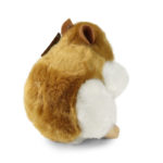 Rappa Λούτρινο Χαμστεράκι Καφέ Ασπρο Καθιστό 13 εκ. Eco-Friendly (869530)