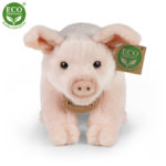 Rappa Λούτρινο Γουρουνάκι Ρόζ 20 εκ. Eco-Friendly (920156)